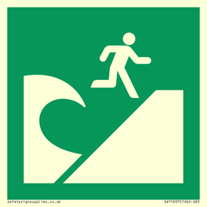 E062 safe condition tsunami evacuation area